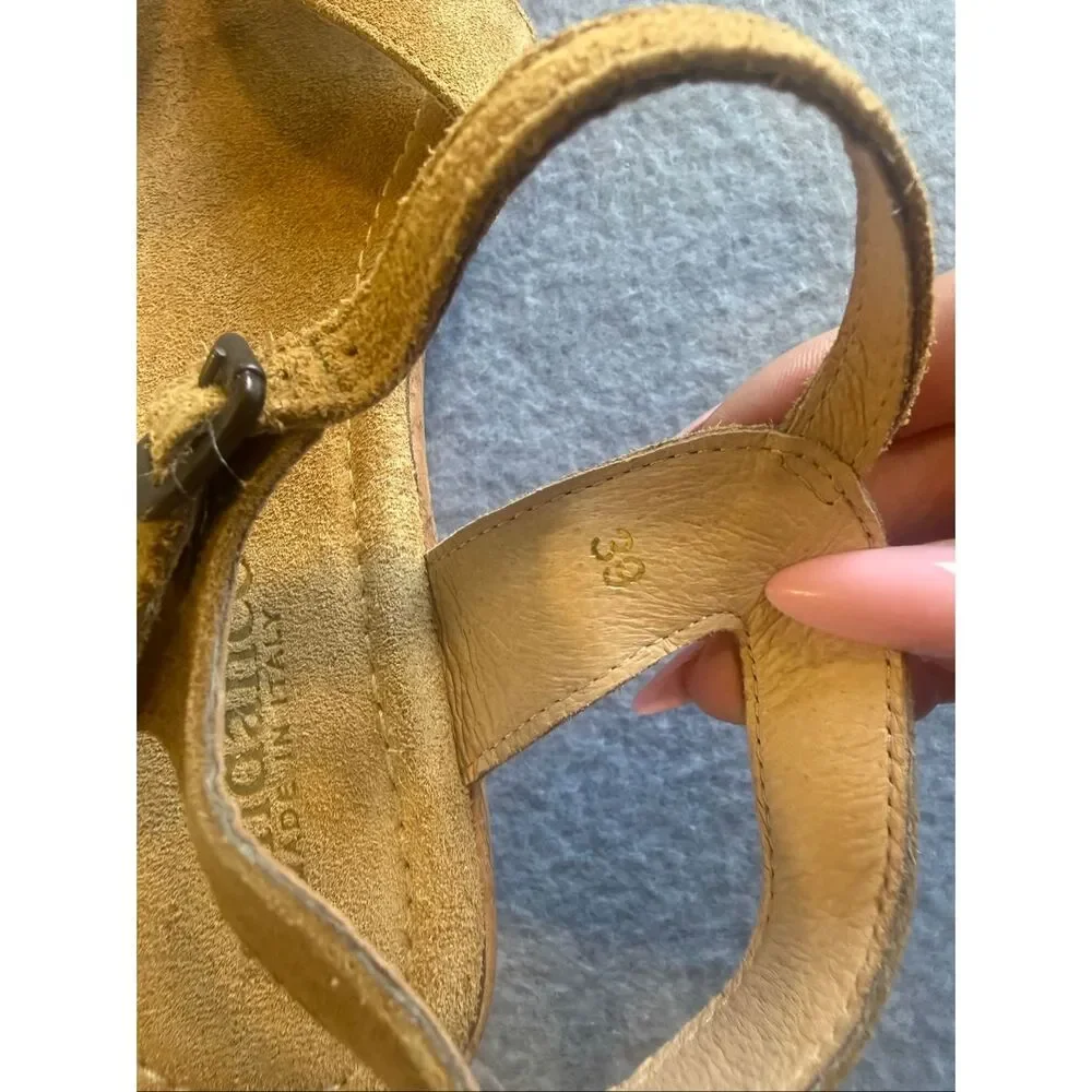 Sundance tan suede wedge sandals 39 - Picture 4 of 9